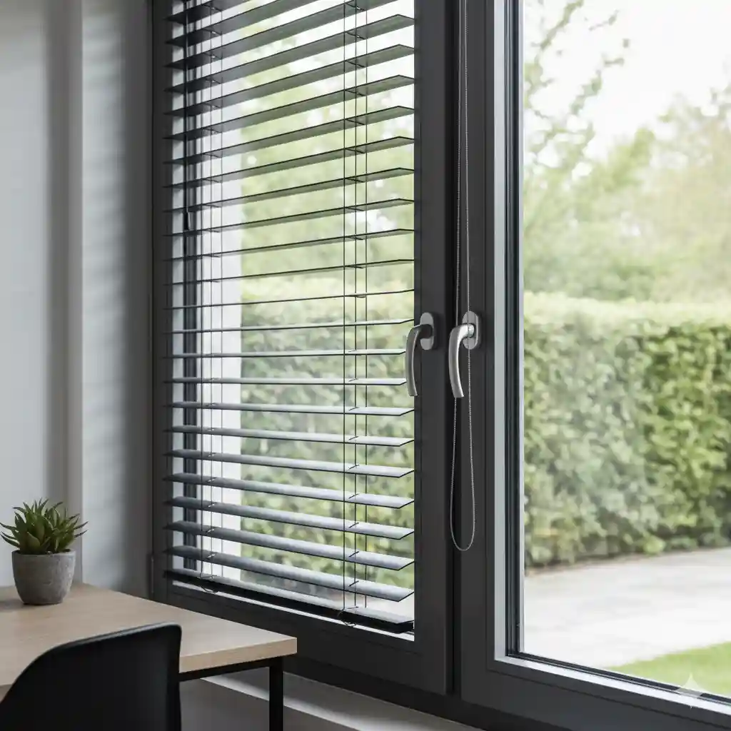 store vénitien entre parcloses