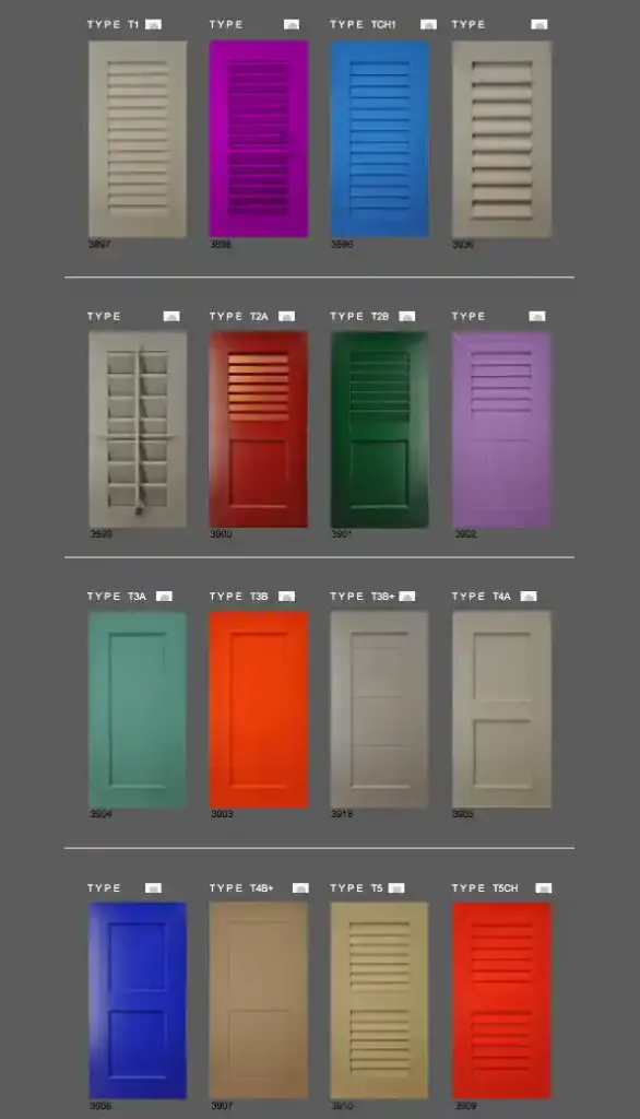 volet battant en aluminium