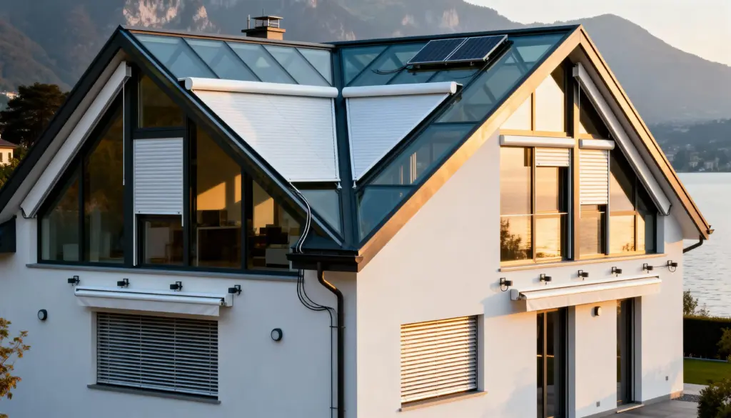 volet roulant asymétrique